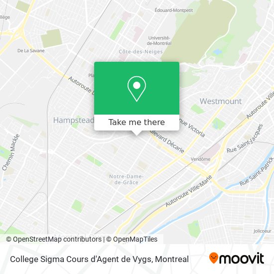 College Sigma Cours d'Agent de Vygs map