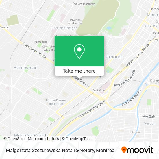 Malgorzata Szczurowska Notaire-Notary map