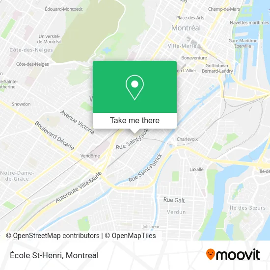 École St-Henri map