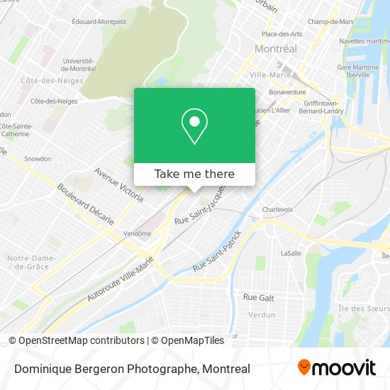Dominique Bergeron Photographe map