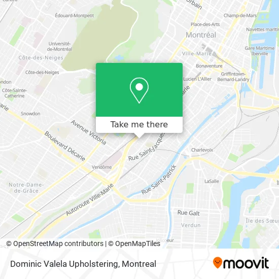 Dominic Valela Upholstering map