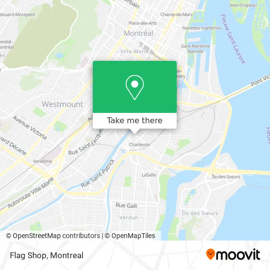 Flag Shop map