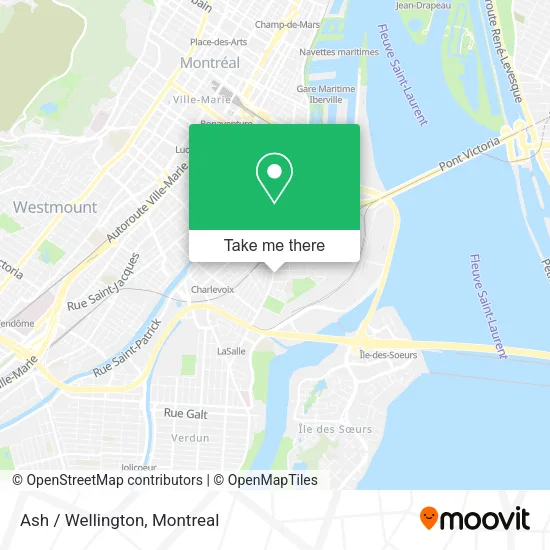 Ash / Wellington map