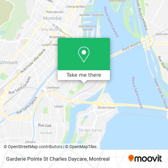 Garderie Pointe St Charles Daycare map