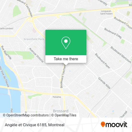 Angèle et Civique 6185 map