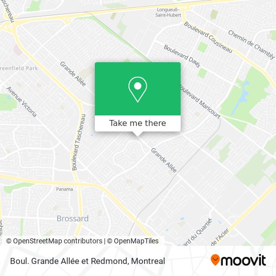 Boul. Grande Allée et Redmond map