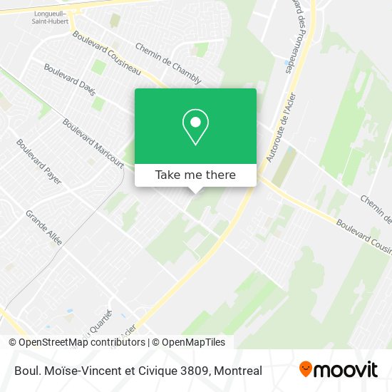 Boul. Moïse-Vincent et Civique 3809 map