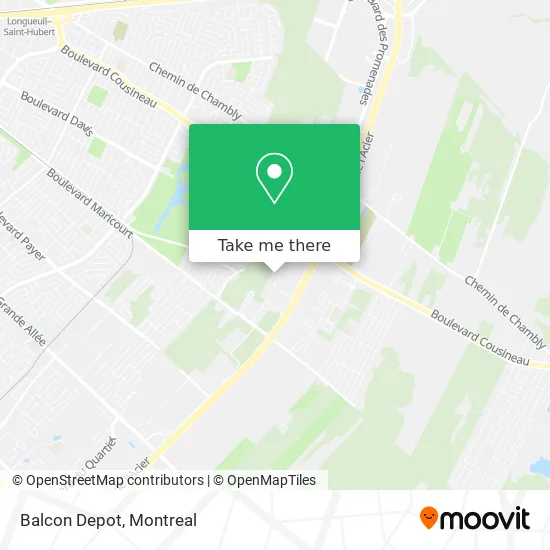 Balcon Depot map