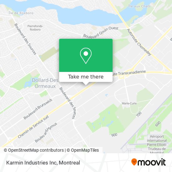 Karmin Industries Inc map