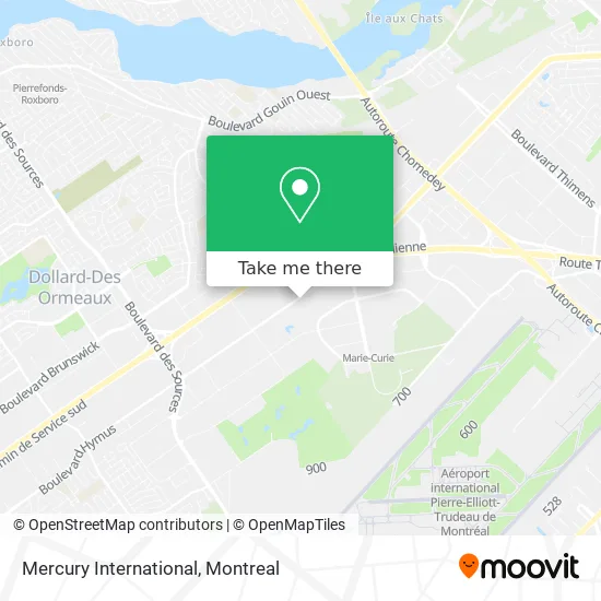 Mercury International map