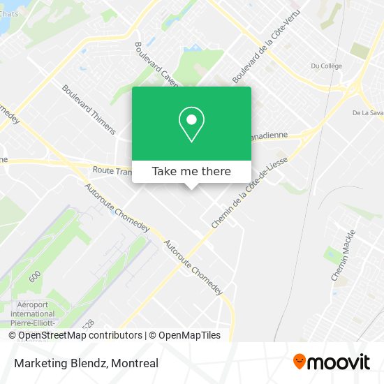 Marketing Blendz map