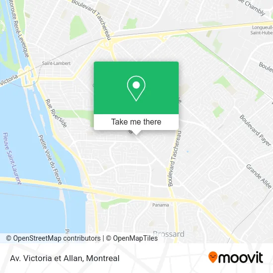 Av. Victoria et Allan map