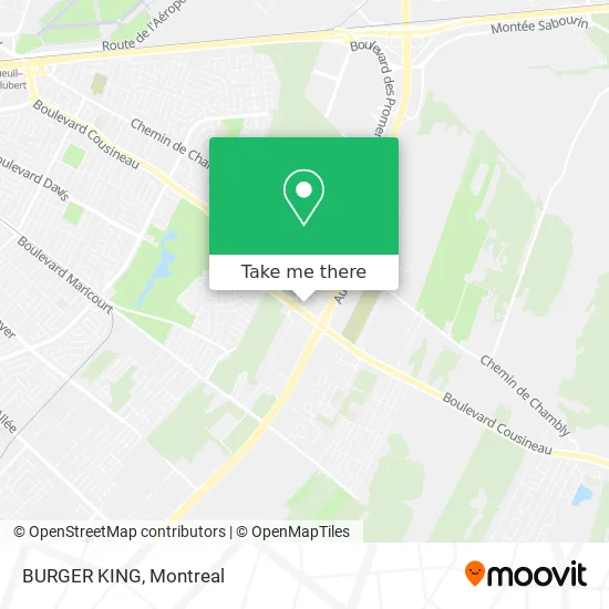 BURGER KING map