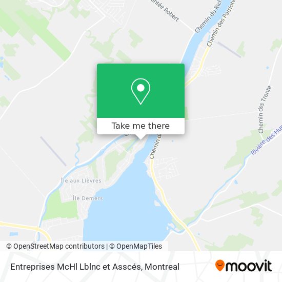 Entreprises McHl Lblnc et Asscés map