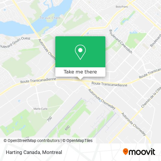 Harting Canada map