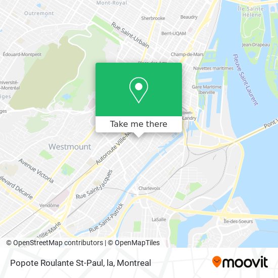Popote Roulante St-Paul, la map
