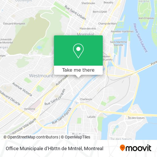 Office Municipale d'Hbttn de Mntrél map