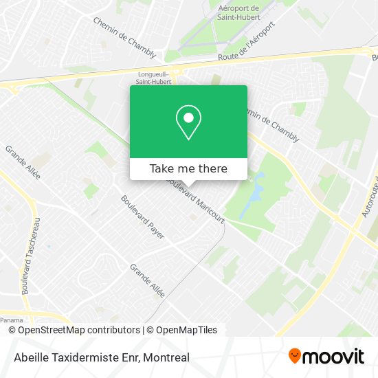 Abeille Taxidermiste Enr map
