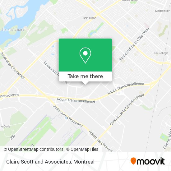 Claire Scott and Associates map
