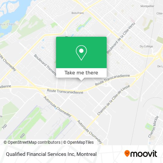 Qualified Financial Services Inc map
