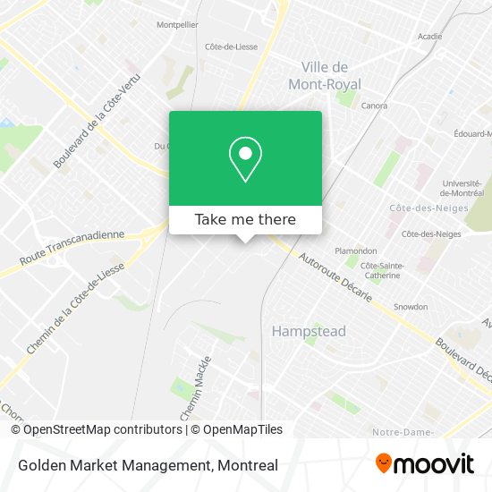 Golden Market Management map