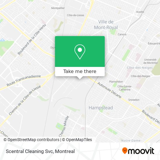 Scentral Cleaning Svc map