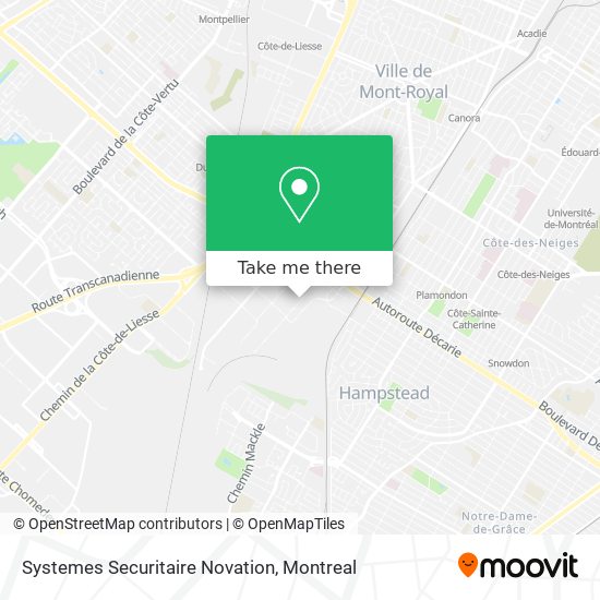 Systemes Securitaire Novation map