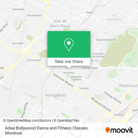 Adaa Bollywood Dance and Fitness Classes map