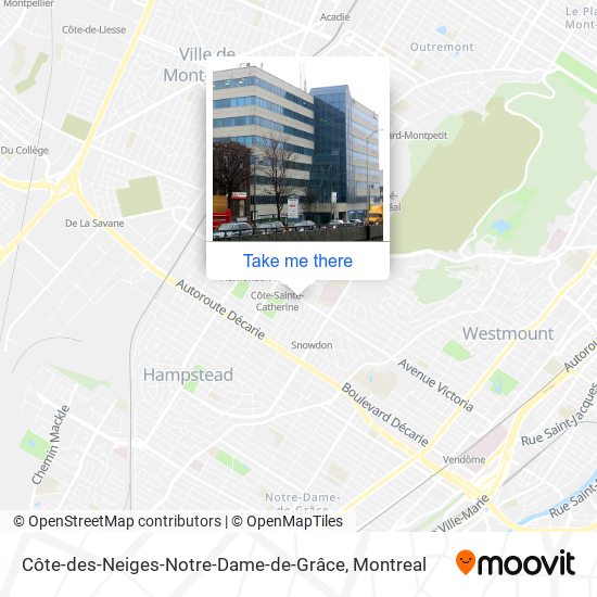 Côte-des-Neiges-Notre-Dame-de-Grâce map