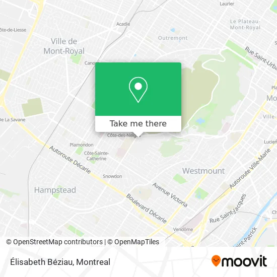 Élisabeth Béziau map