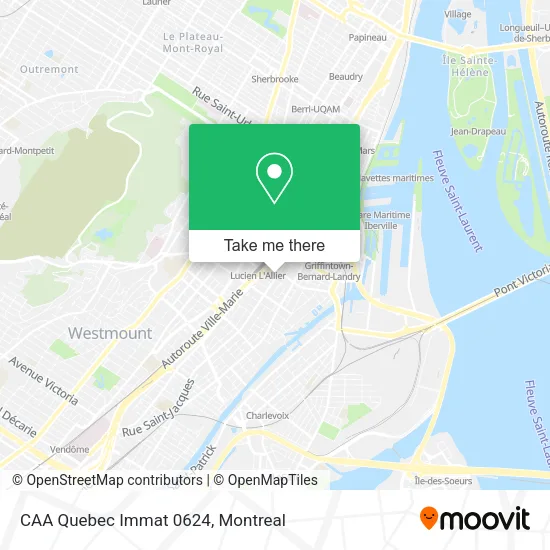 CAA Quebec Immat 0624 map