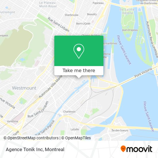 Agence Tonik Inc map