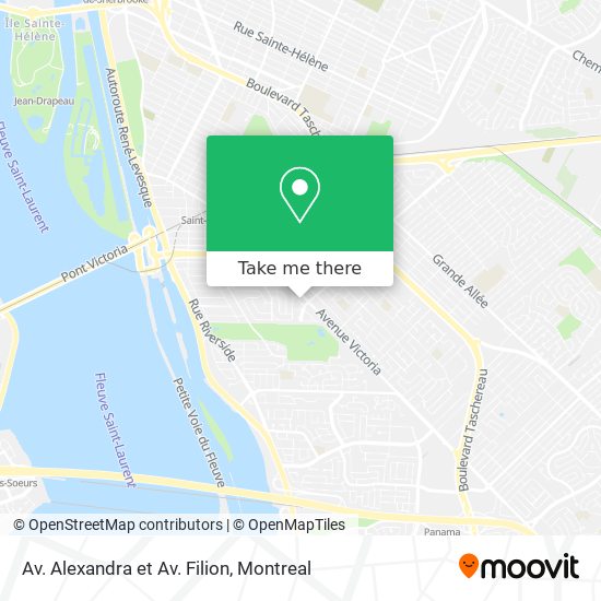 Av. Alexandra et Av. Filion map