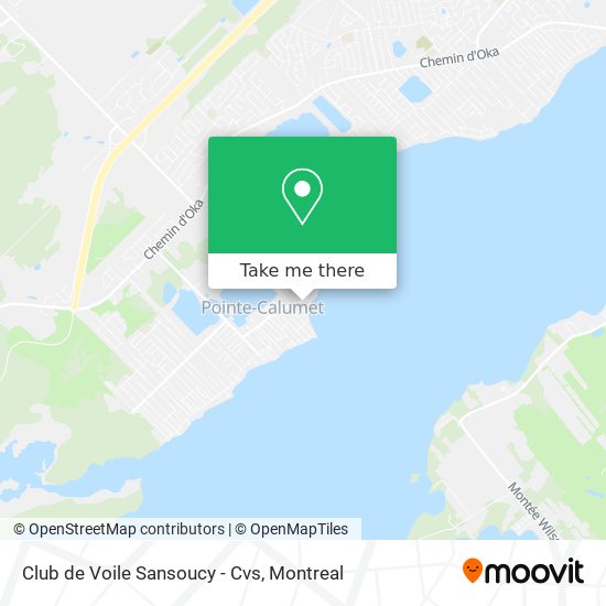 Club de Voile Sansoucy - Cvs map