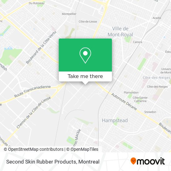 Second Skin Rubber Products map