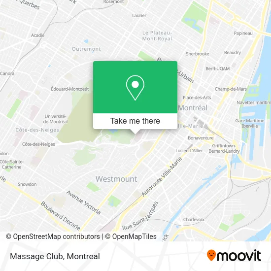 Massage Club map