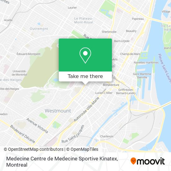 Medecine Centre de Medecine Sportive Kinatex map