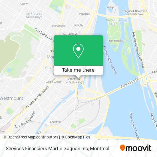 Services Financiers Martin Gagnon Inc map