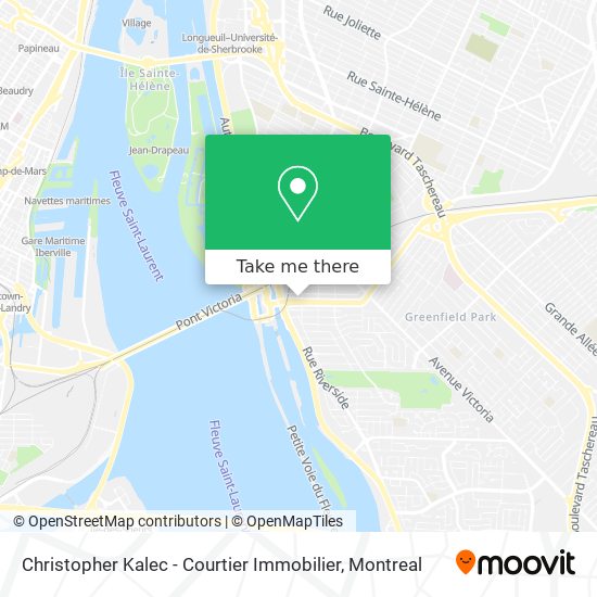 Christopher Kalec - Courtier Immobilier map