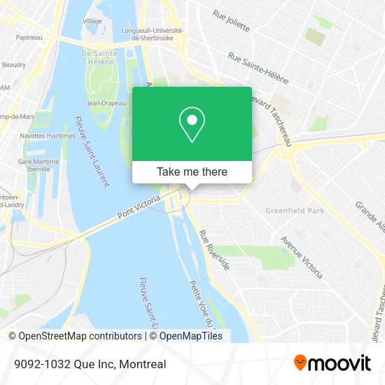 9092-1032 Que Inc map