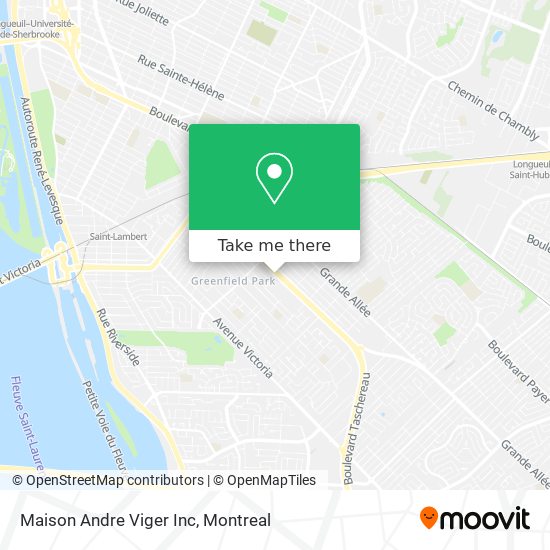 Maison Andre Viger Inc map