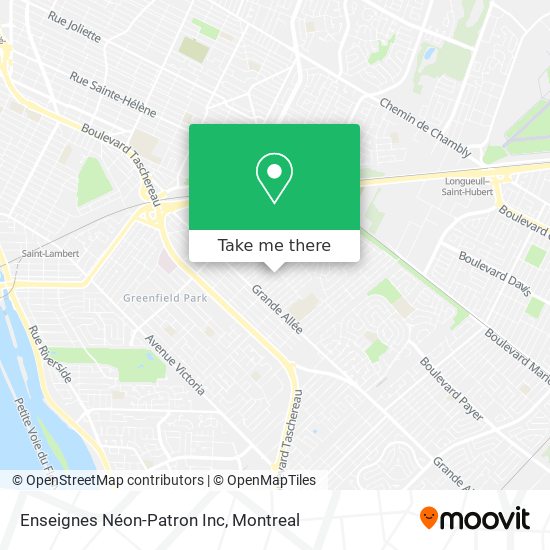 Enseignes Néon-Patron Inc map