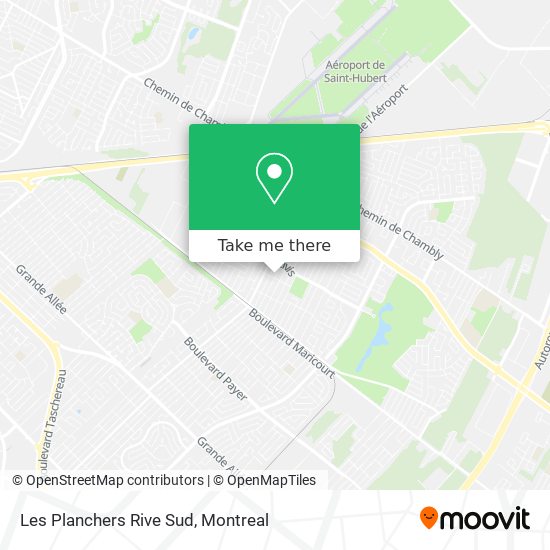 Les Planchers Rive Sud map