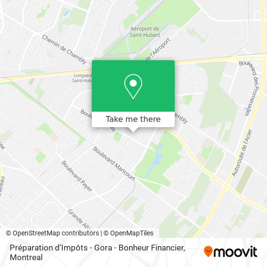 Préparation d'Impôts - Gora - Bonheur Financier map