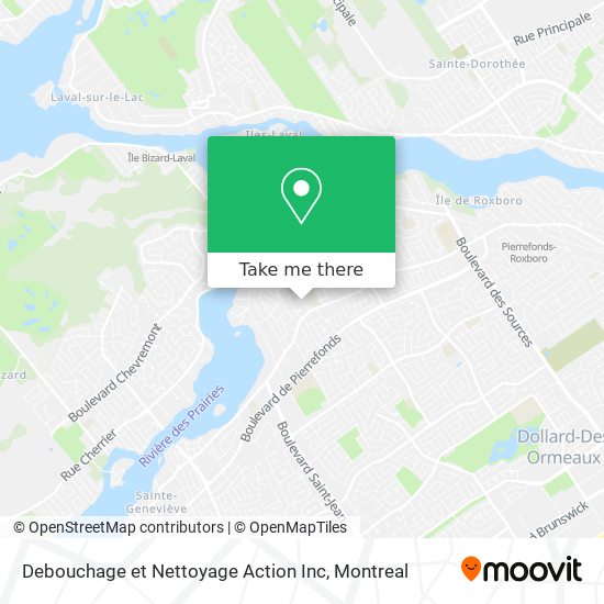 Debouchage et Nettoyage Action Inc map