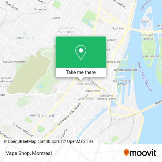 Vape Shop map