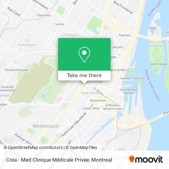 Créa - Med Clinique Médicale Privée map