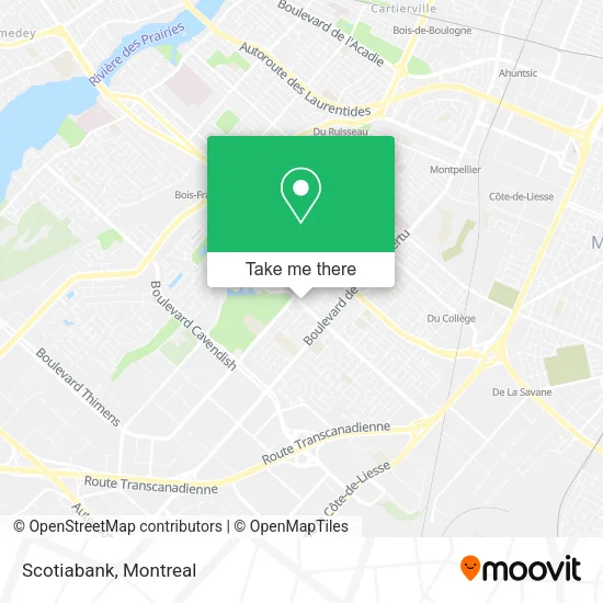 Scotiabank map