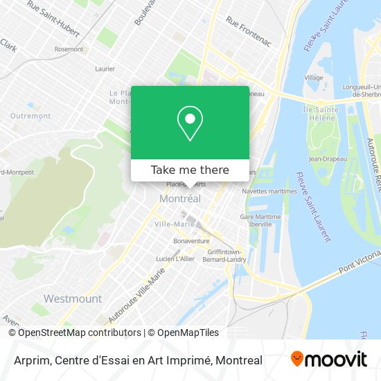Arprim, Centre d'Essai en Art Imprimé map