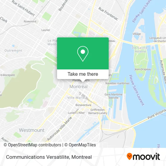 Communications Versatilite map